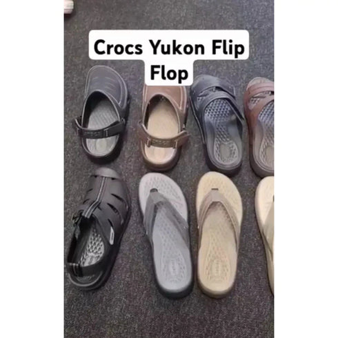 Crocs -Mens Yukon Vista II LR Flip Flop Black